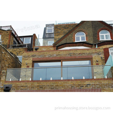 Fashionable Stainless Steel Balcony Glass Railing Design